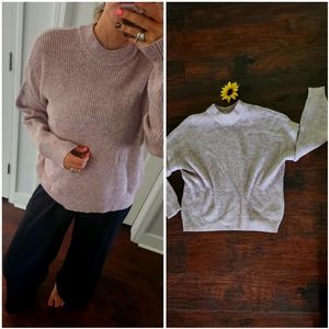 LAVENDER CREW PLUS SIZE SWEATER 💜